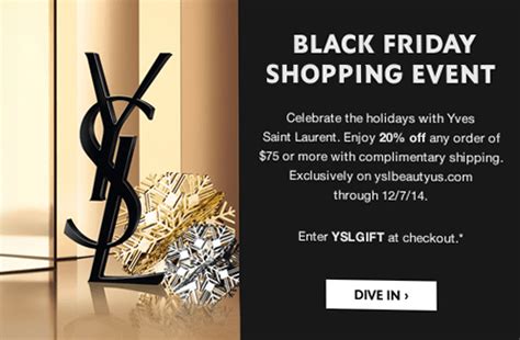 does ysl have black friday sales|yves saint laurent perfume sale.